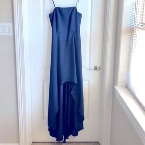 Laundry by Shelli Segal Strapless High/Low Gown